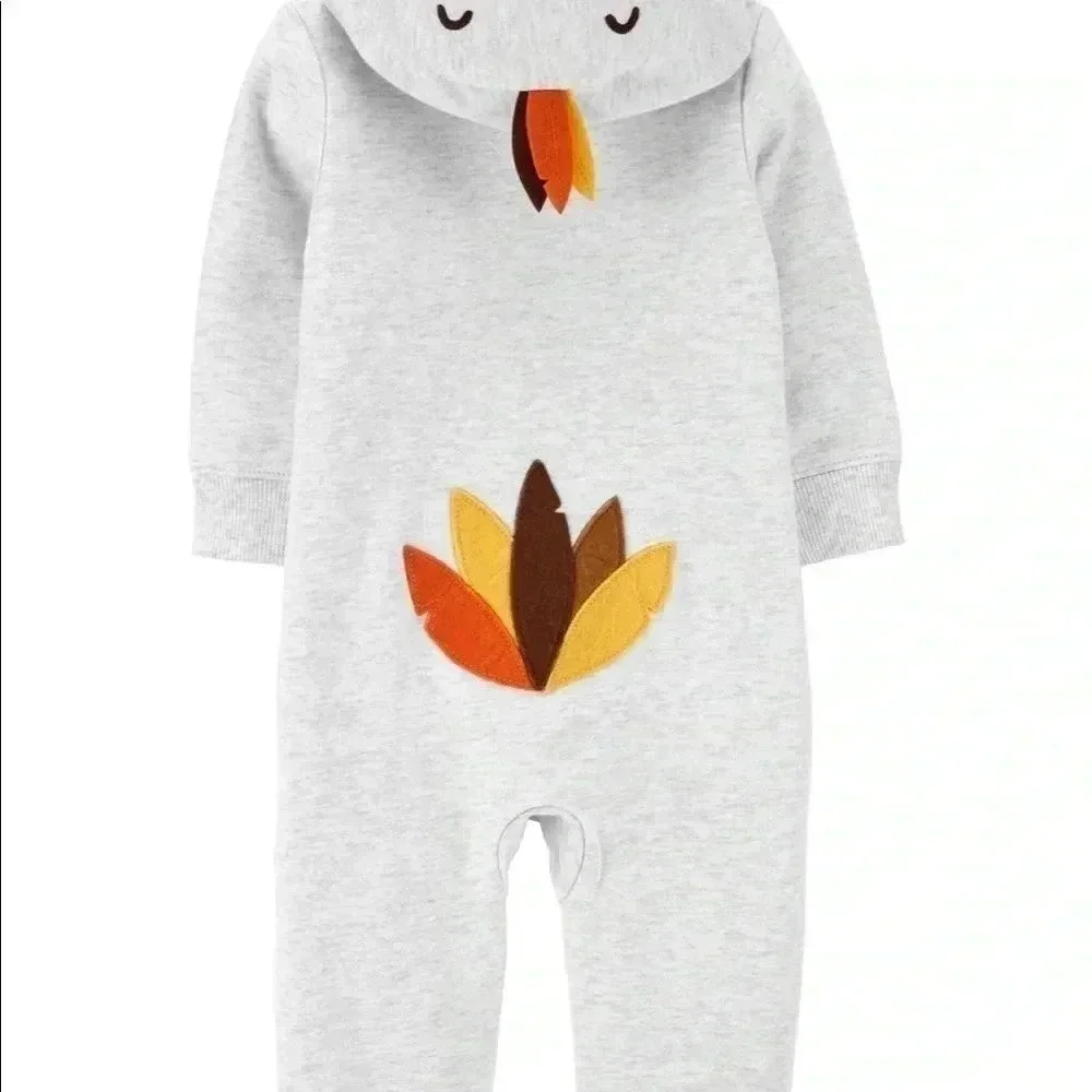 Carter's Thanksgiving Zip-Up Jumpsuit​​